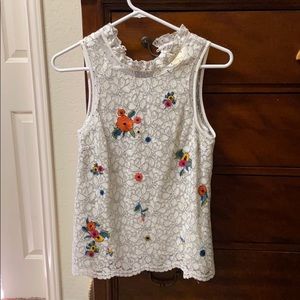 Black and white with flowers and lace